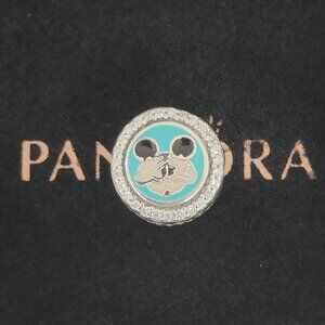 Pandora Parks Halloween Mickey Peek A Boo Ghost Mouse Exclusive Bead Charm S925